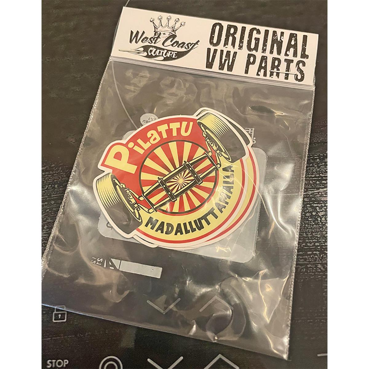 Pilattu madalluttamalla - sticker